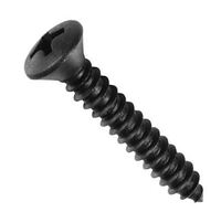 8A X 3/4 PH OVAL SMS BLACK OXIDE & WAX